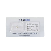 1 pcs Diamante (Naturale) - 0.46 ct - Rotondo - G - VS1 - GEM-TECH Istituto Gemmologico