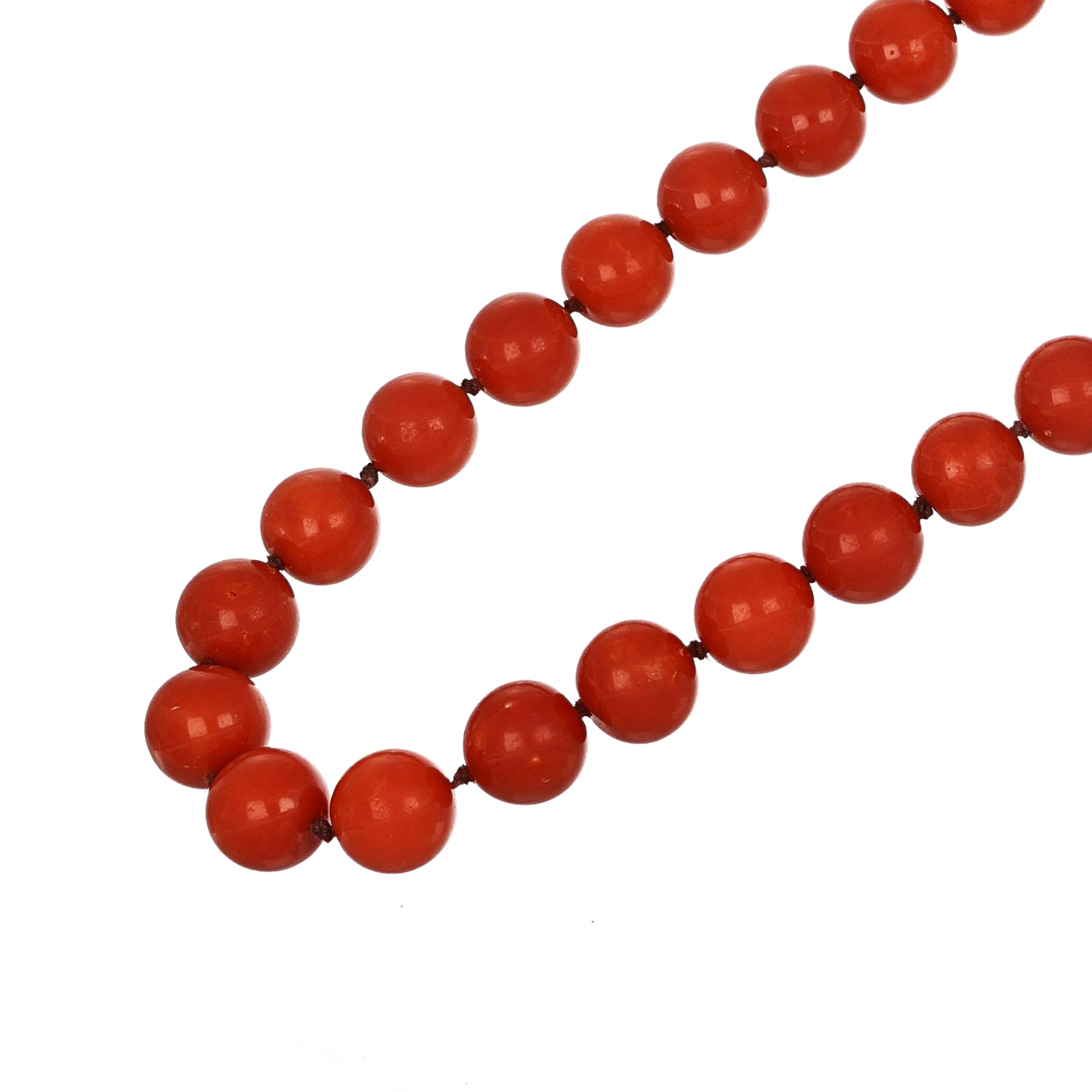 Collana - 18 carati Oro giallo Corallo