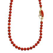 Collana - 18 carati Oro giallo Corallo
