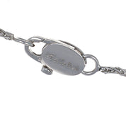 Collana con ciondolo - 18 carati Oro bianco - 0.33ct. tw. Diamante (Naturale)