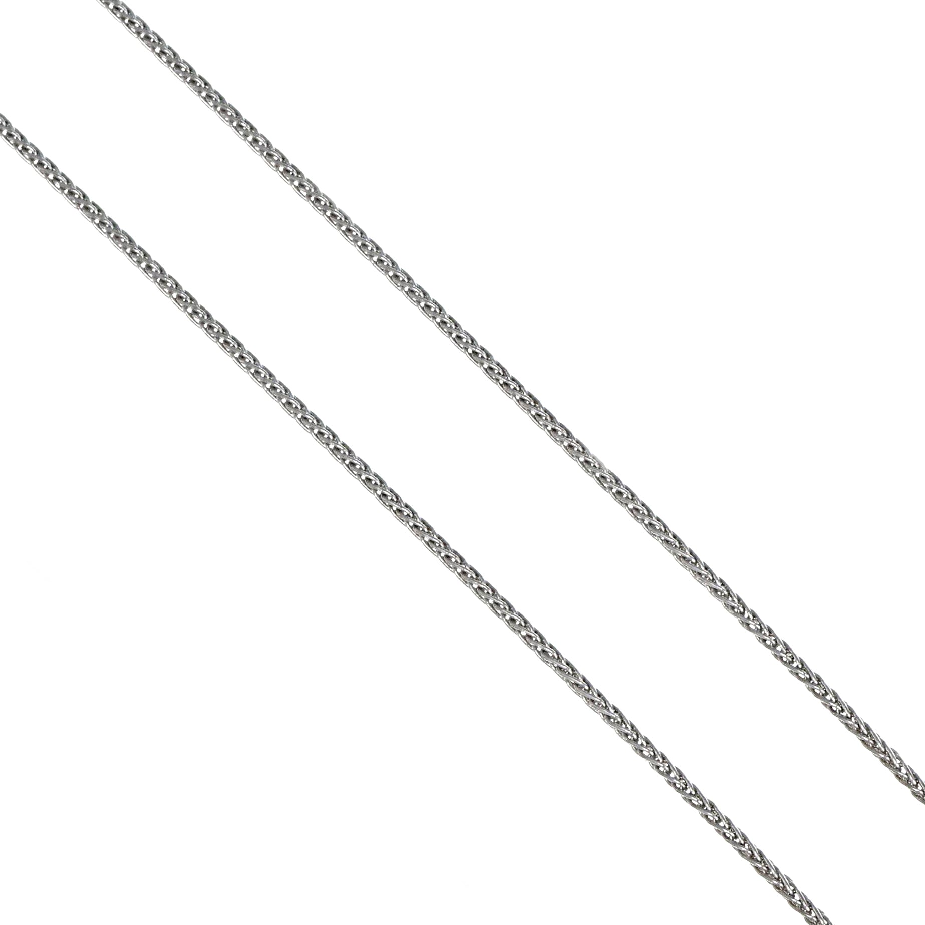 Collana con ciondolo - 18 carati Oro bianco - 0.33ct. tw. Diamante (Naturale)