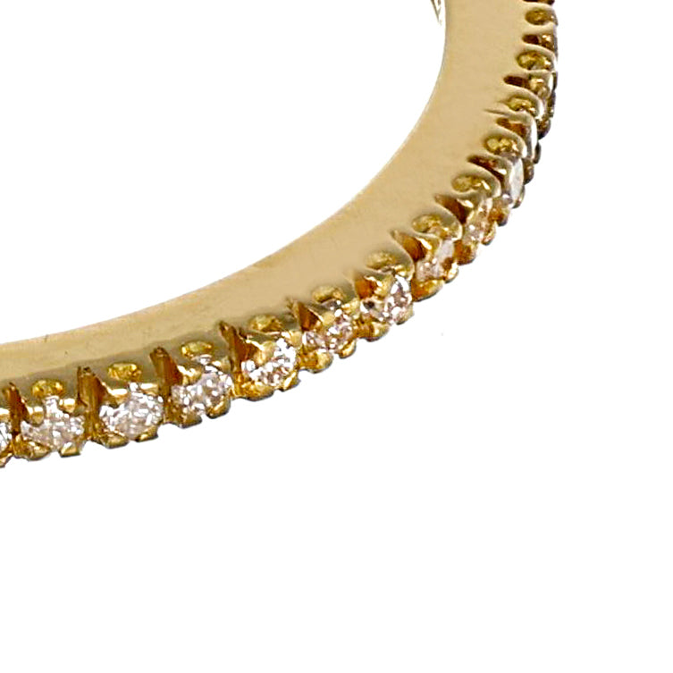 Anello - 18 carati Oro giallo - 0.28ct. tw. Diamante (Naturale)