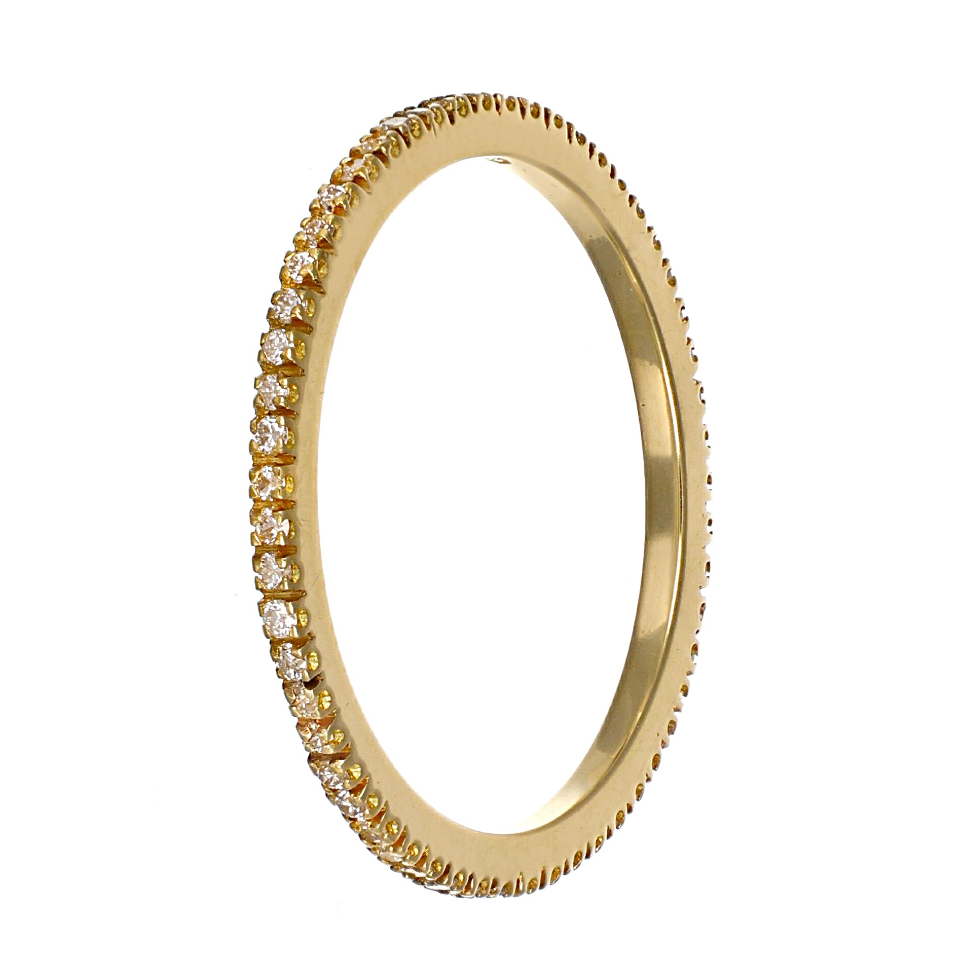 Anello - 18 carati Oro giallo - 0.28ct. tw. Diamante (Naturale)