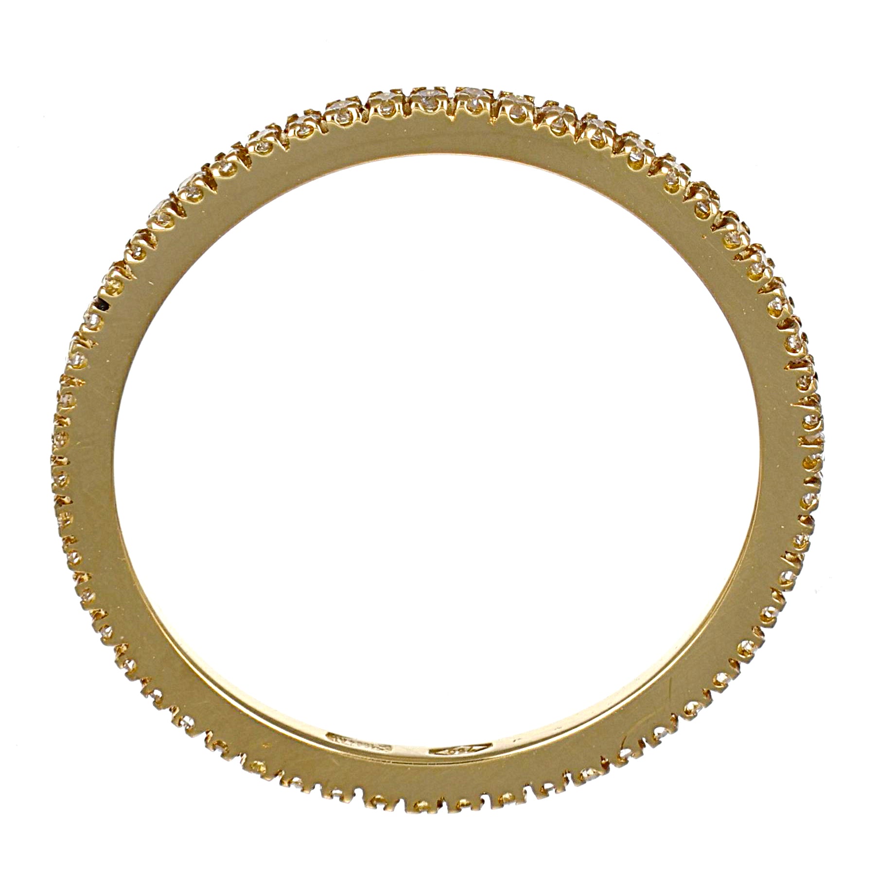 Anello - 18 carati Oro giallo - 0.28ct. tw. Diamante (Naturale)