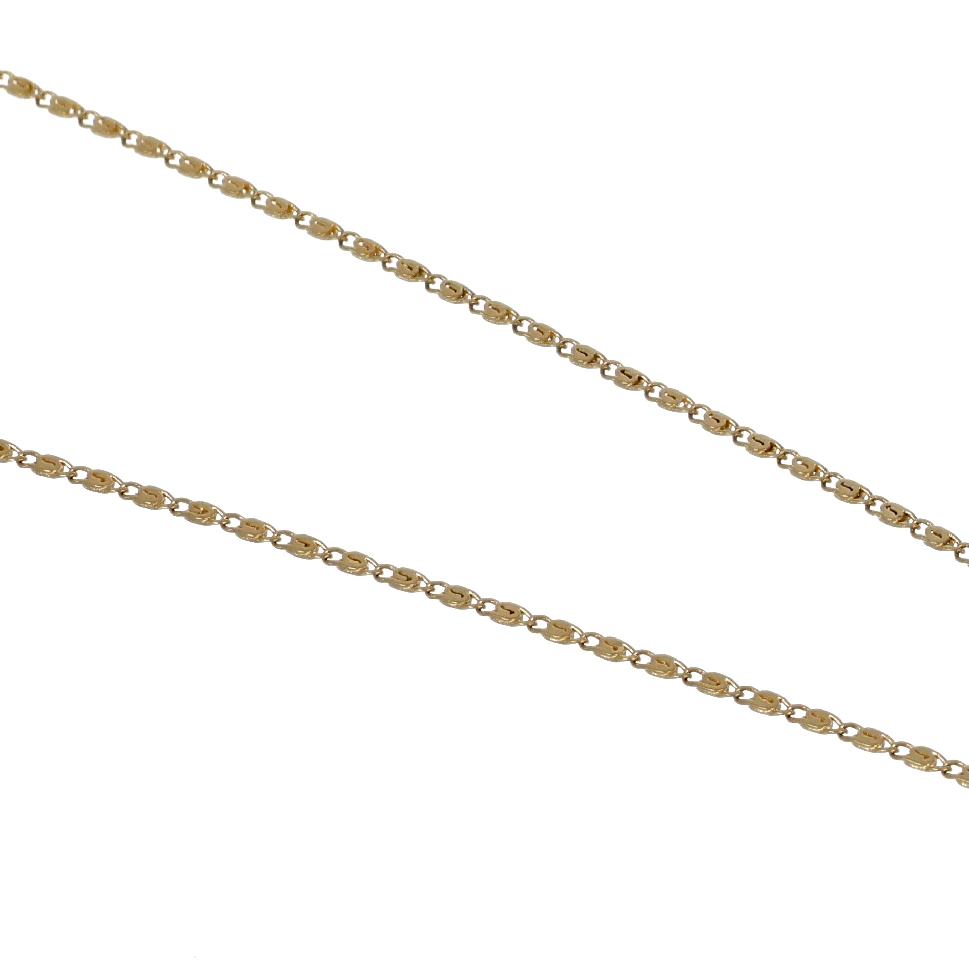 Collana con ciondolo - 18 carati Oro bianco, Oro giallo - 0.05ct. tw. Diamante (Naturale)