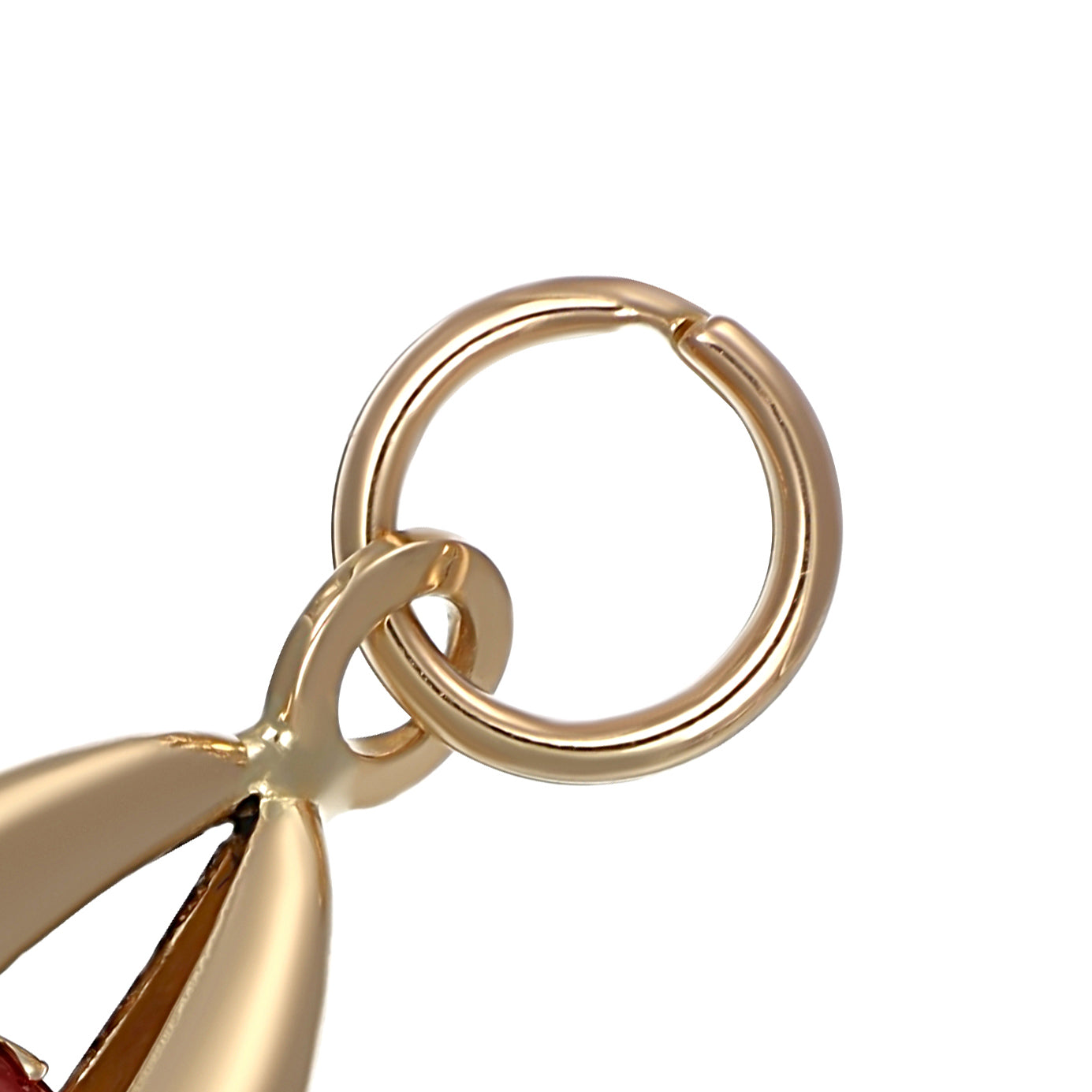 Ciondolo - 18 carati Oro giallo Corallo