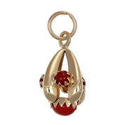 Ciondolo - 18 carati Oro giallo Corallo