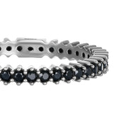 Anello - 18 carati Oro bianco - 0.40ct. tw. Spinello