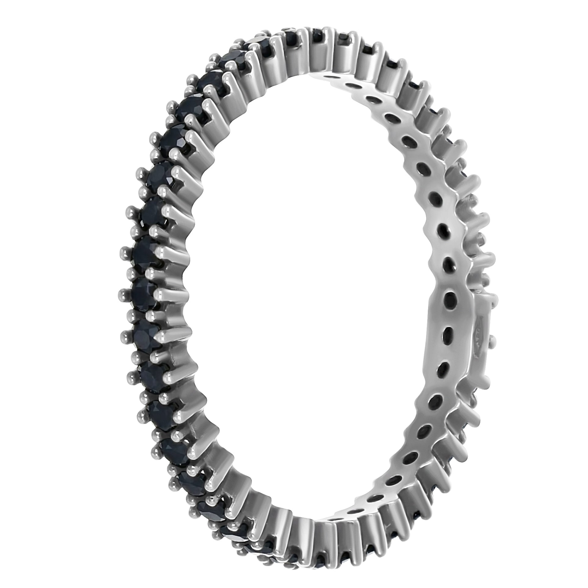 Anello - 18 carati Oro bianco - 0.40ct. tw. Spinello