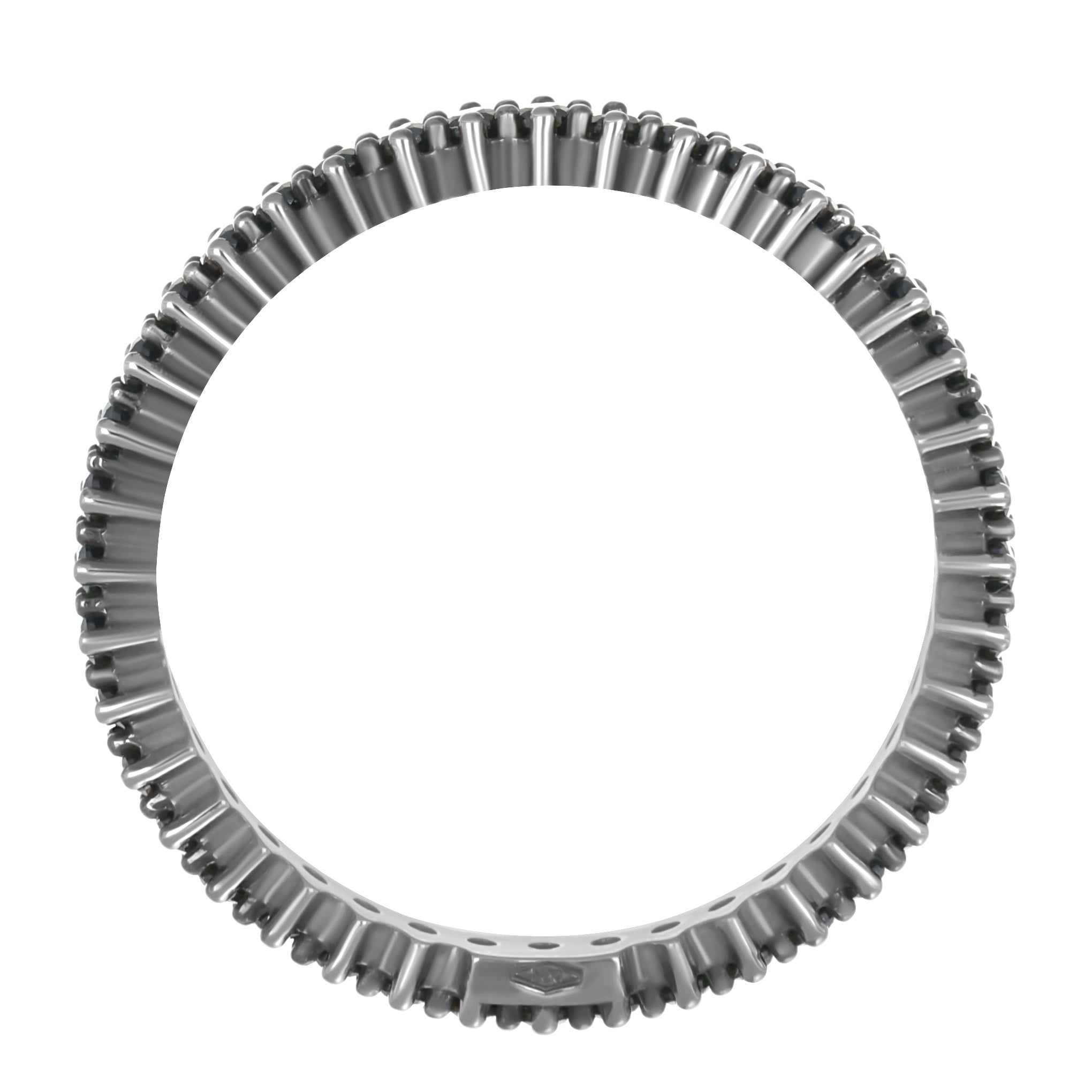 Anello - 18 carati Oro bianco - 0.40ct. tw. Spinello