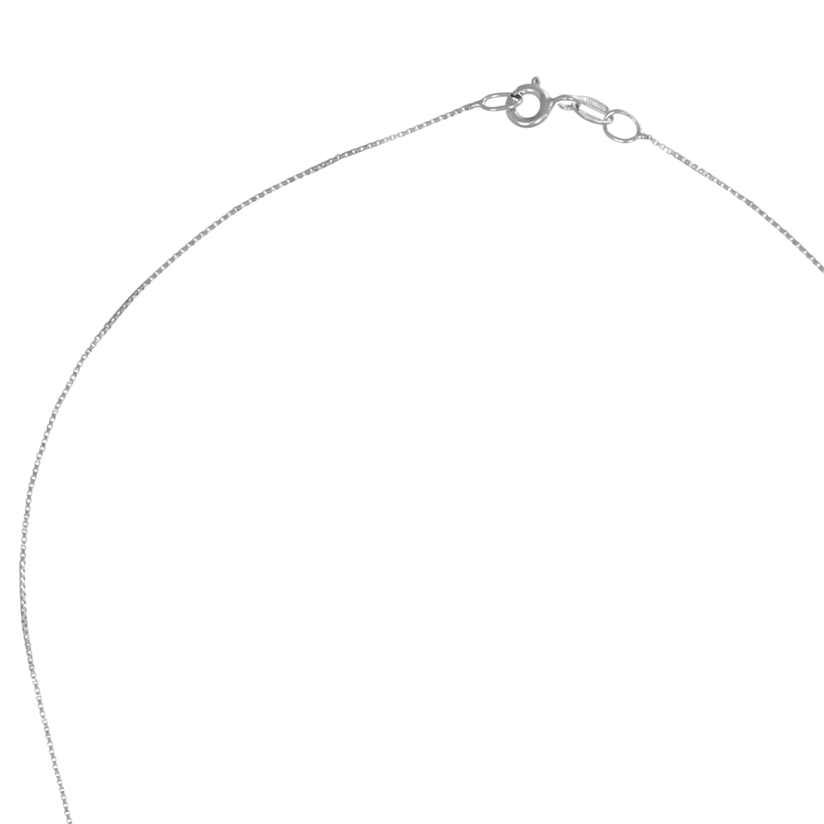 Collana con ciondolo - 18 carati Oro bianco - 1.48ct. tw. Acquamarina - Diamante