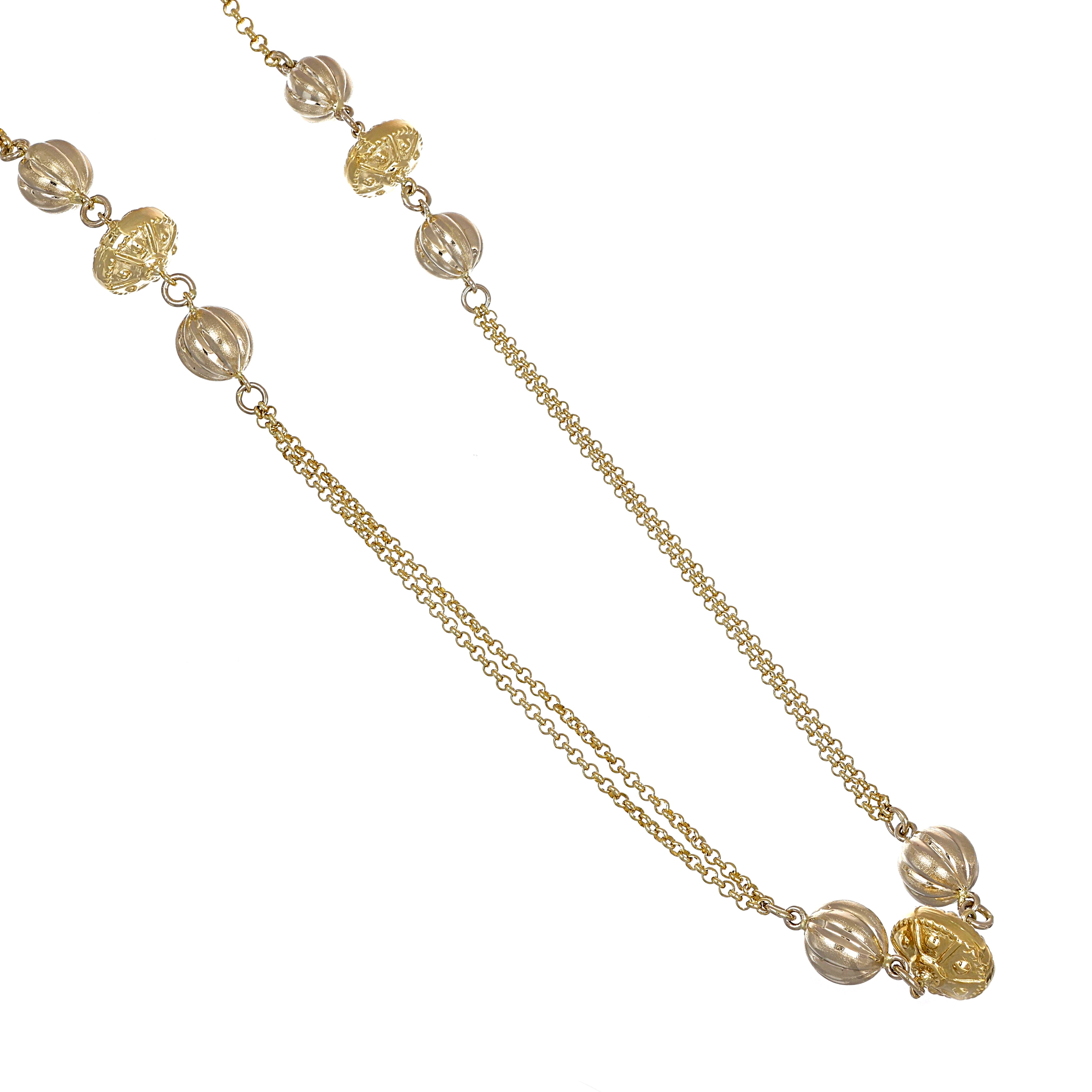 Collana - 18 carati Oro bianco, Oro giallo