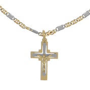 Collana con ciondolo - 18 carati Oro giallo, Oro bianco