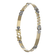 Bracciale - 18 carati Oro giallo, Oro bianco