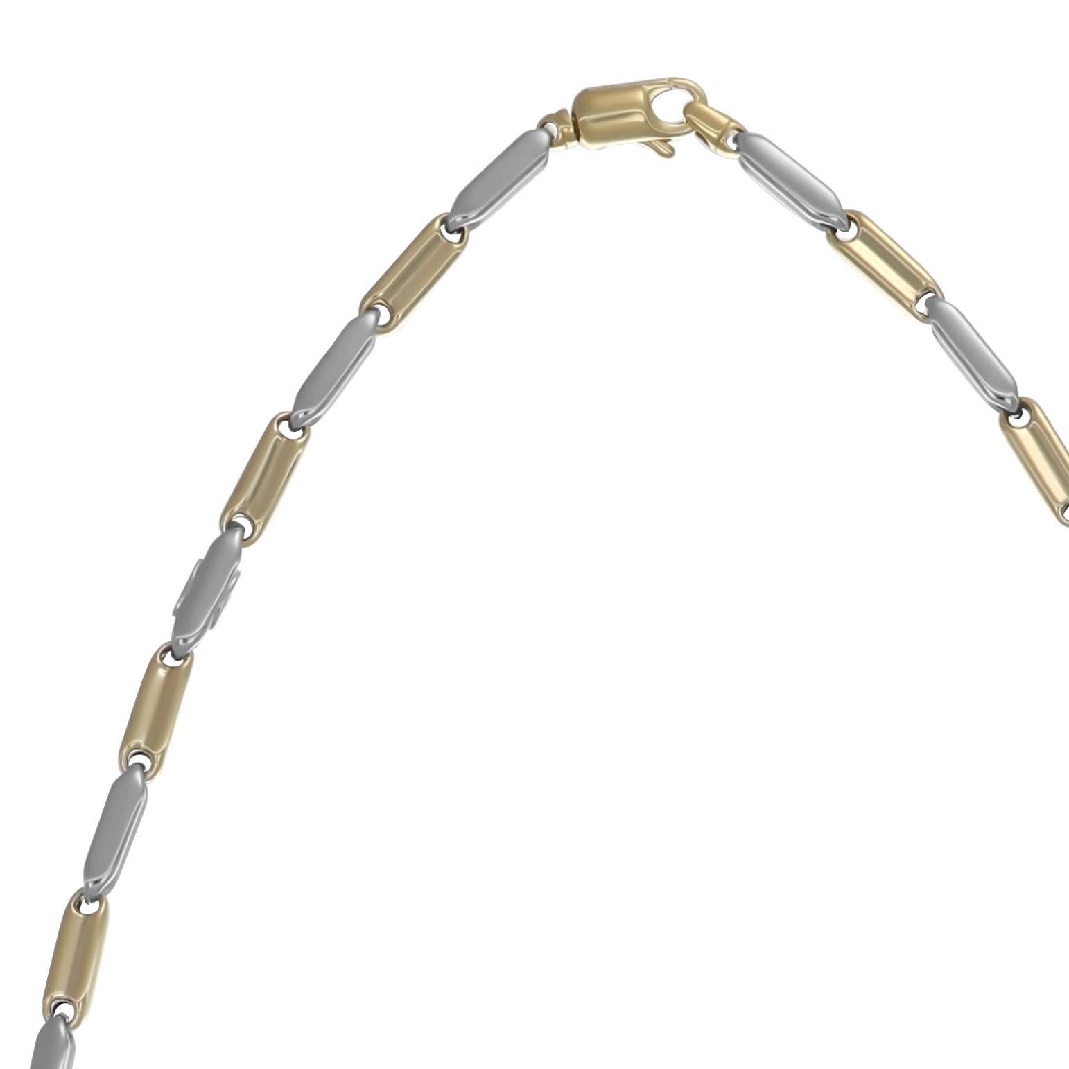 Collana - 18 carati Oro bianco, Oro giallo