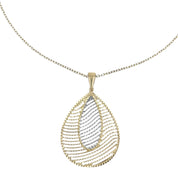 Collana con ciondolo - 18 carati Oro giallo, Oro bianco