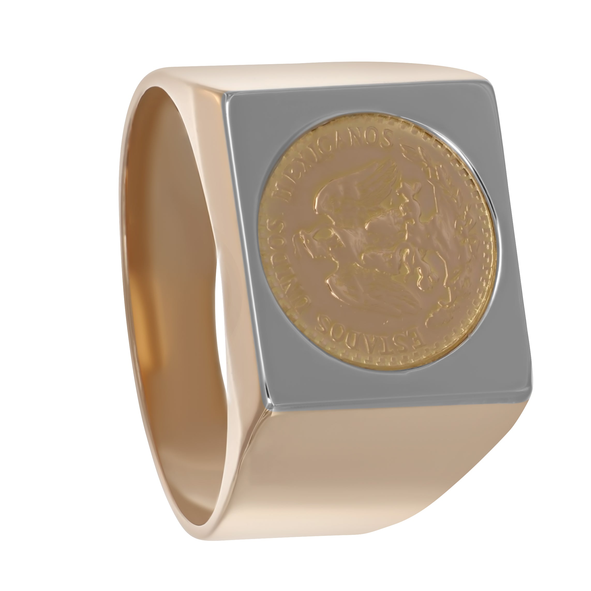 Anello - 18 carati Oro giallo, Oro bianco