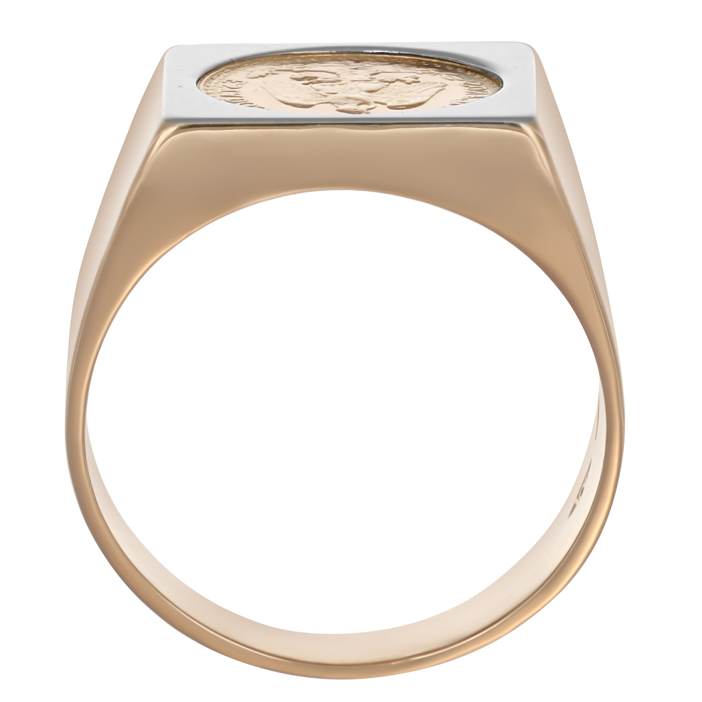 Anello - 18 carati Oro giallo, Oro bianco