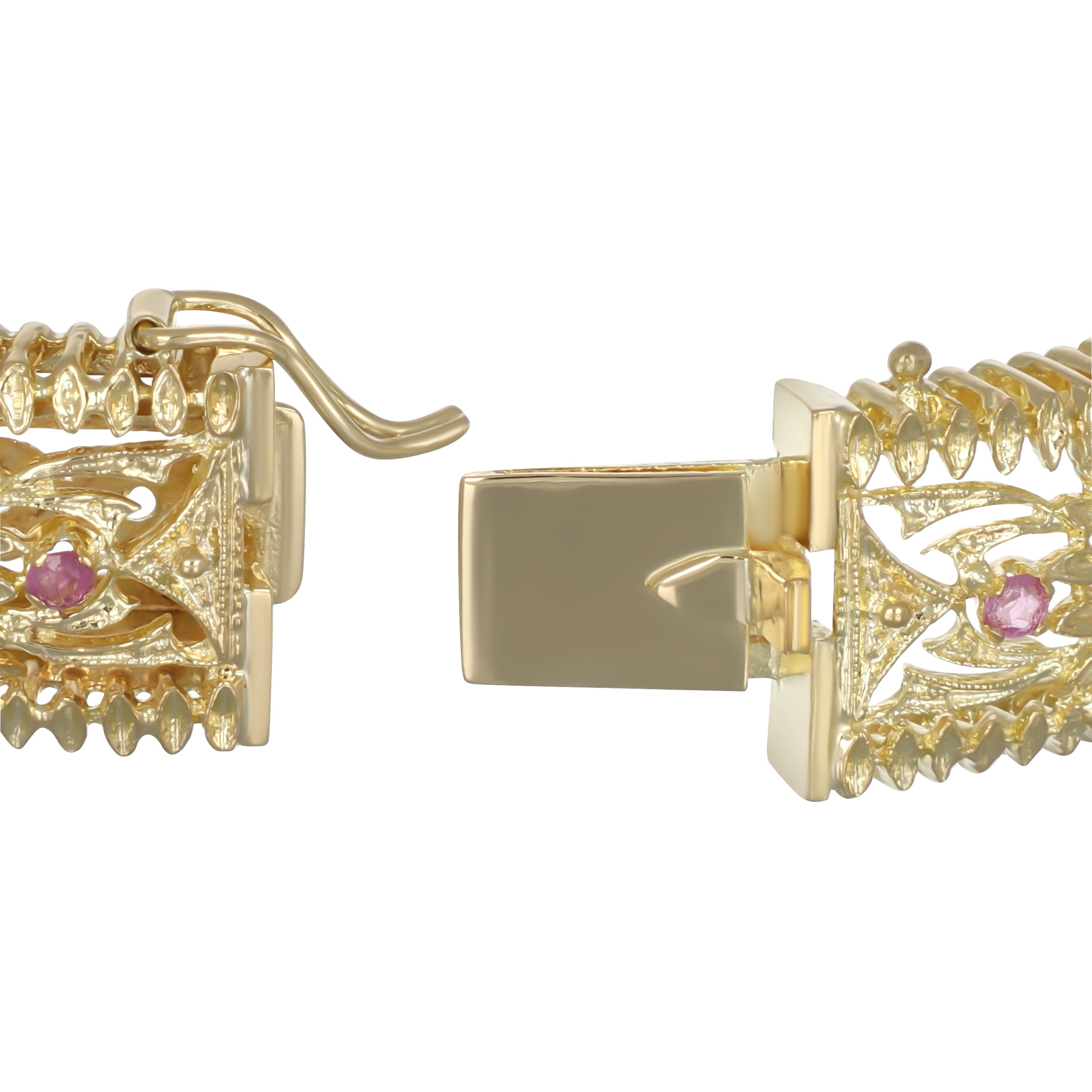 Bracciale - 18 carati Oro giallo - 0.81ct. tw. Rubino