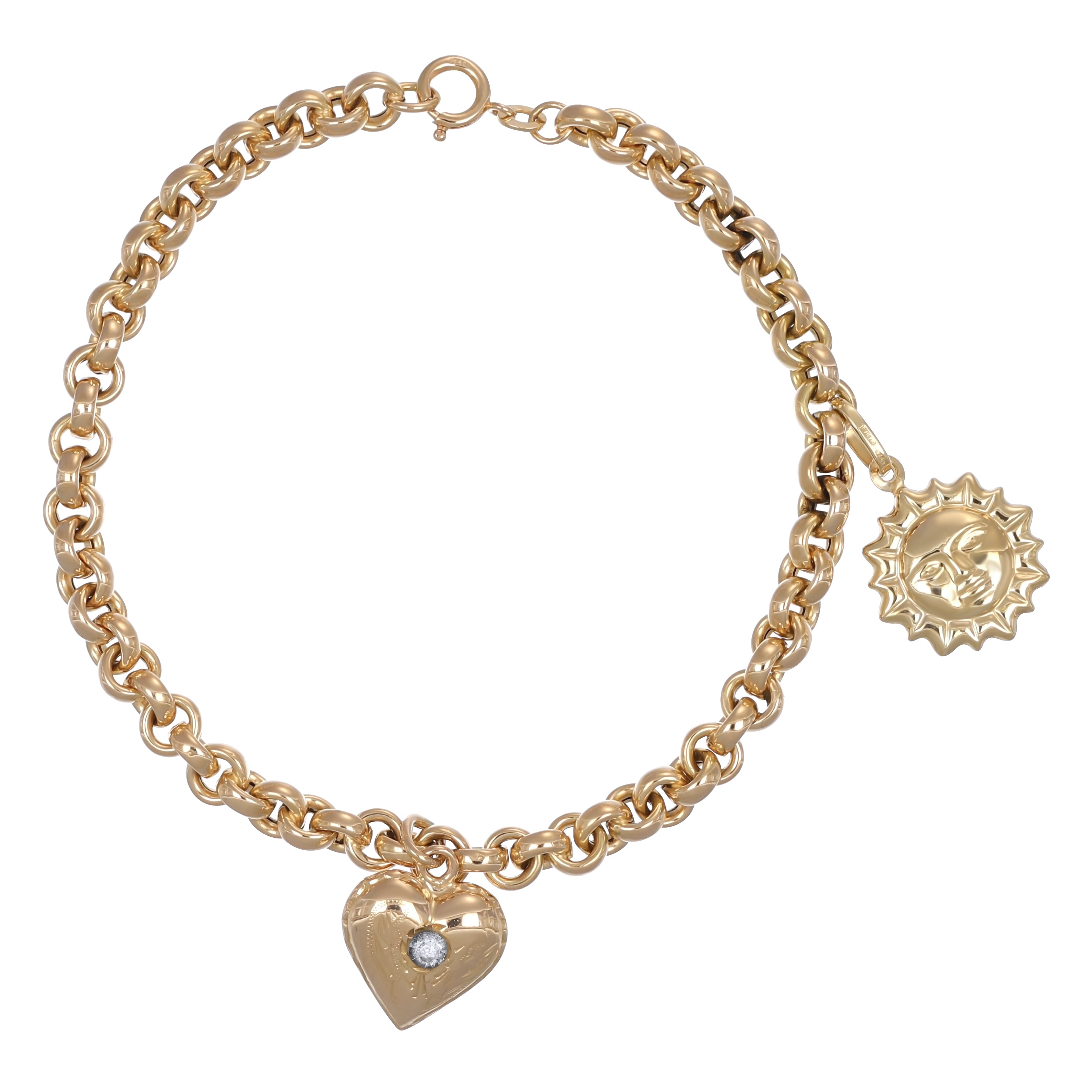 Bracciale - 18 carati Oro giallo - 0.10ct. tw. Topazio