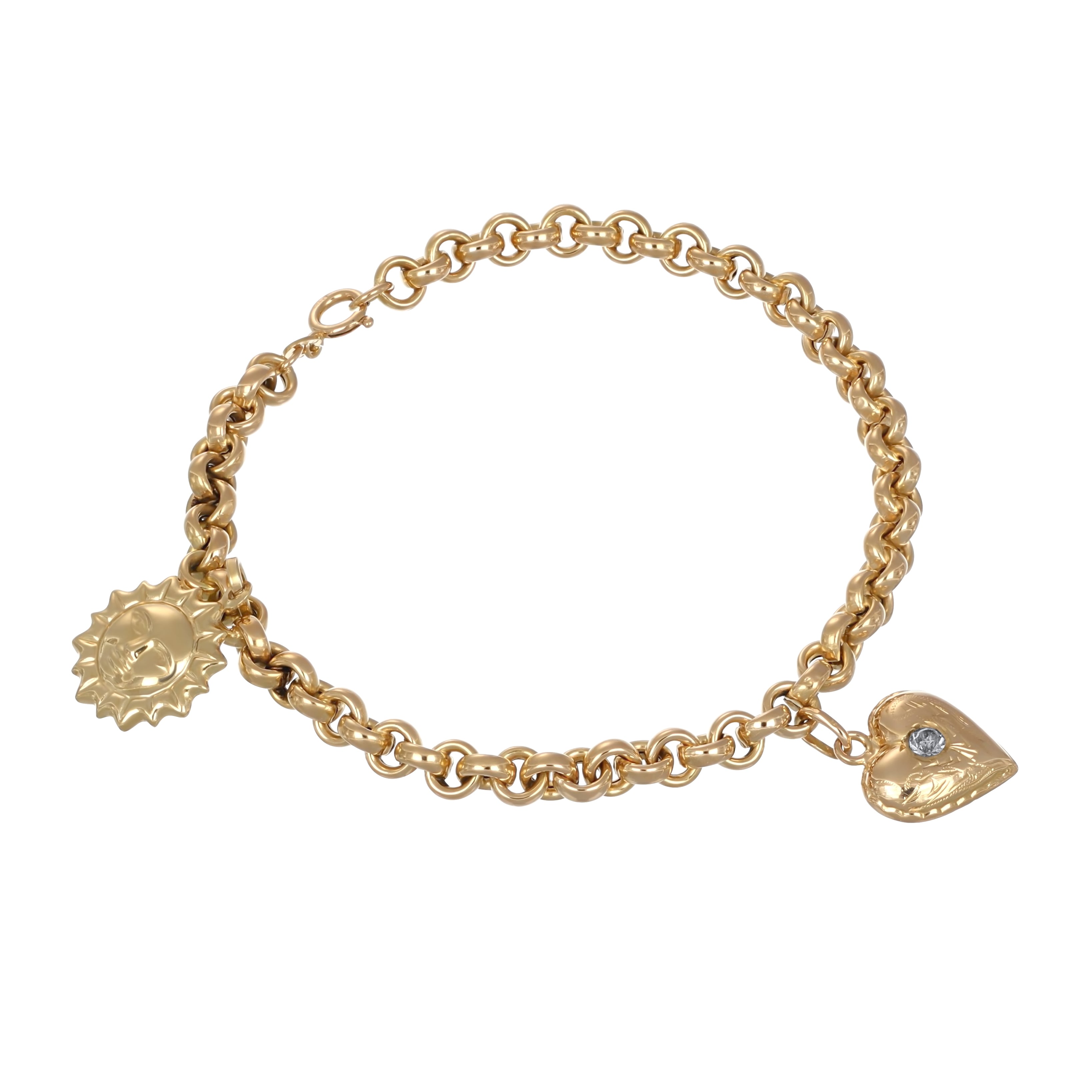 Bracciale - 18 carati Oro giallo - 0.10ct. tw. Topazio