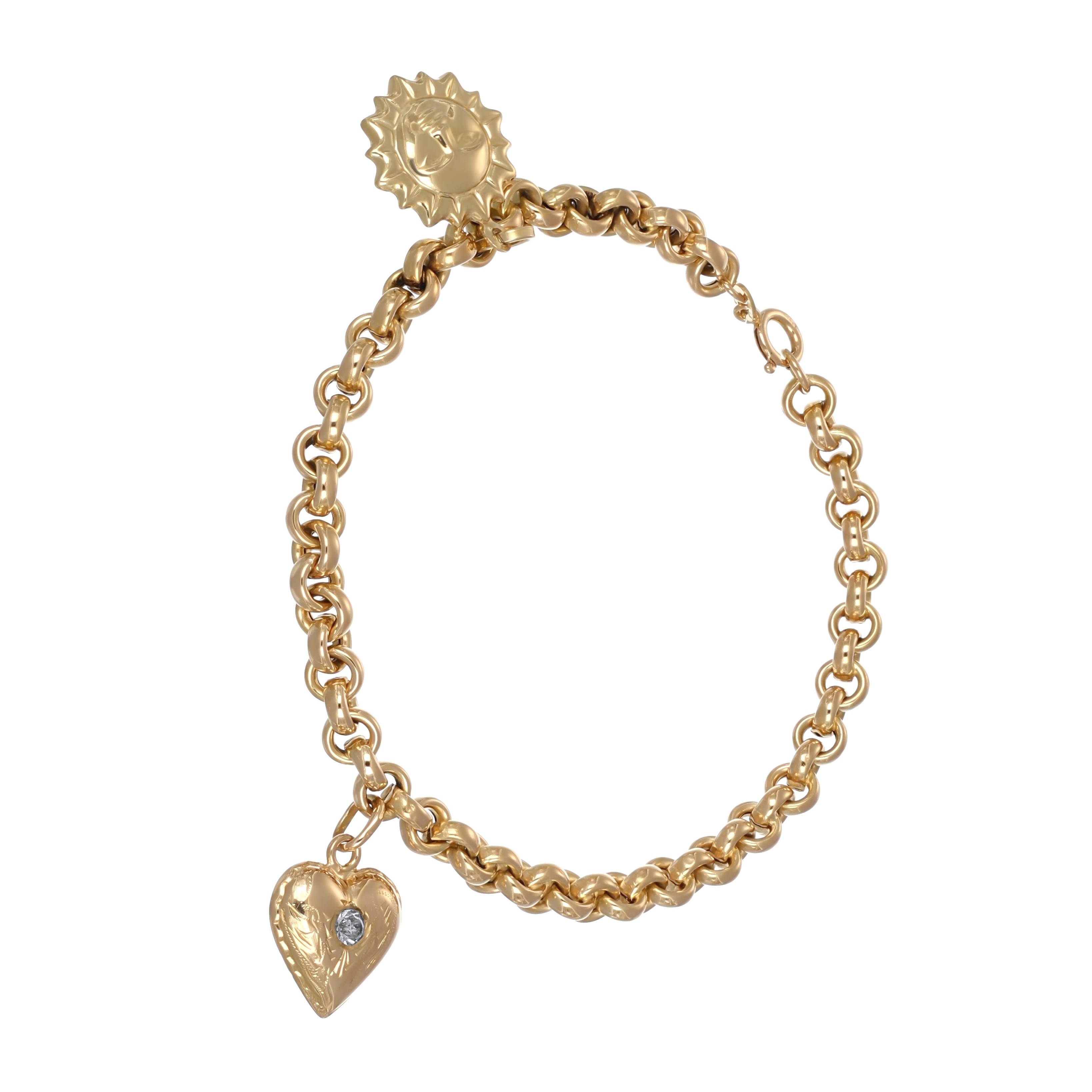 Bracciale - 18 carati Oro giallo - 0.10ct. tw. Topazio