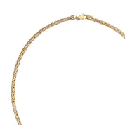 Collana con ciondolo - 18 carati Oro giallo - 0.12ct. tw. Diamante (Naturale)