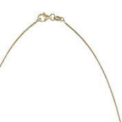 Collana con ciondolo - 18 carati Oro giallo, Oro bianco - 0.05ct. tw. Diamante (Naturale)