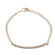 Bracciale - 18 carati Oro rosa - 0.36ct. tw. Smeraldo - Diamante