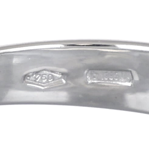 Anello - 18 carati Oro bianco- 0.08ct. tw. Diamante (Naturale)