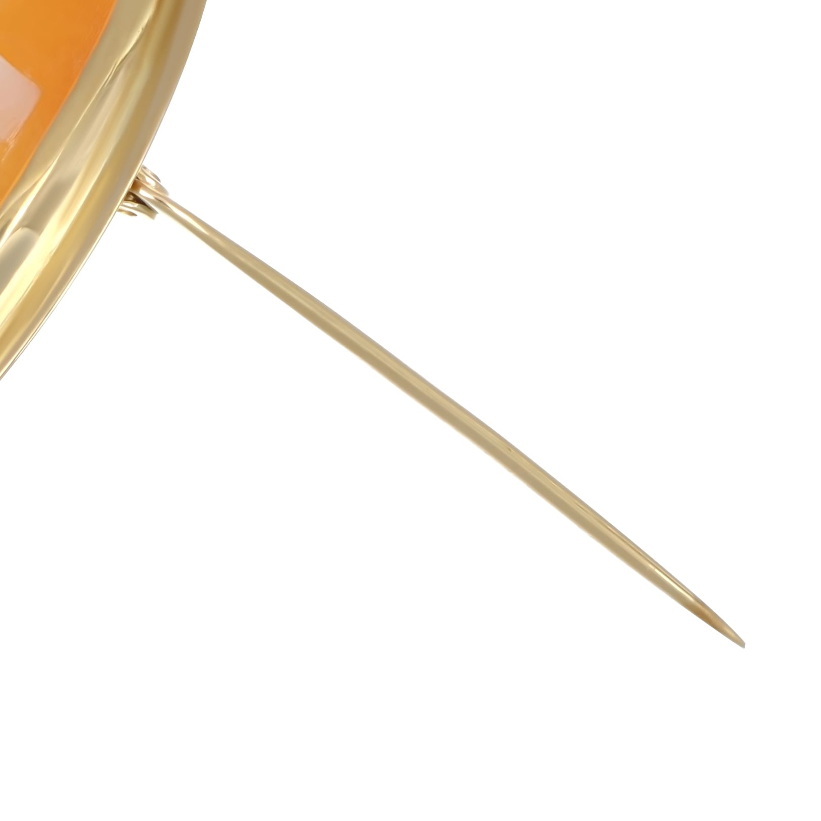 Spilla - 18 carati Oro giallo, conchiglia