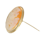 Spilla - 18 carati Oro giallo, conchiglia