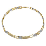 Bracciale - 18 carati Oro giallo, Oro bianco