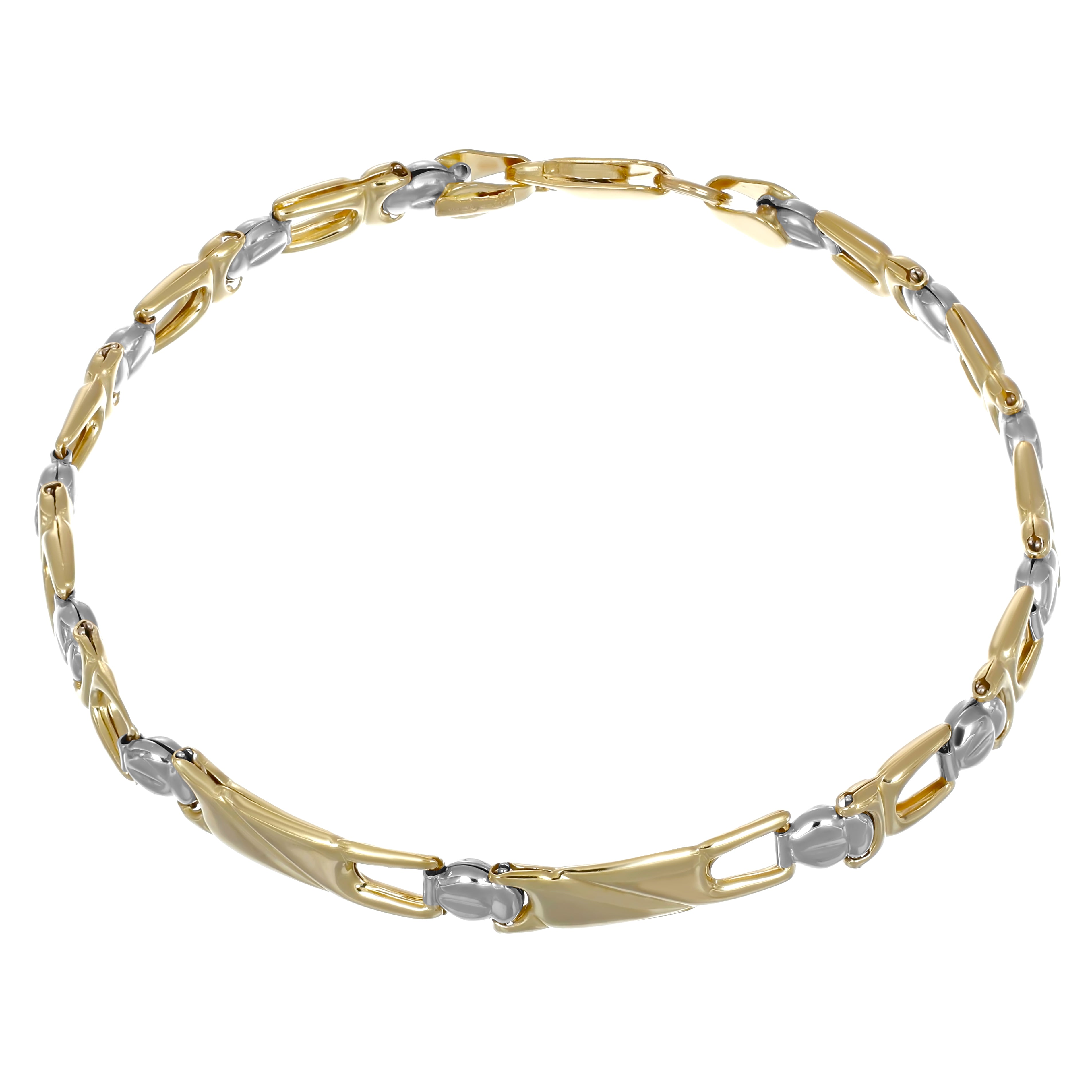 Bracciale - 18 carati Oro giallo, Oro bianco