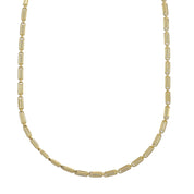 Collana - 18 carati Oro giallo, Oro bianco - 0.02ct. tw. Diamante (Naturale)