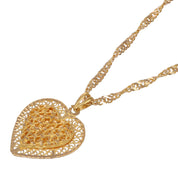 Collana con ciondolo - 21 kt Oro giallo