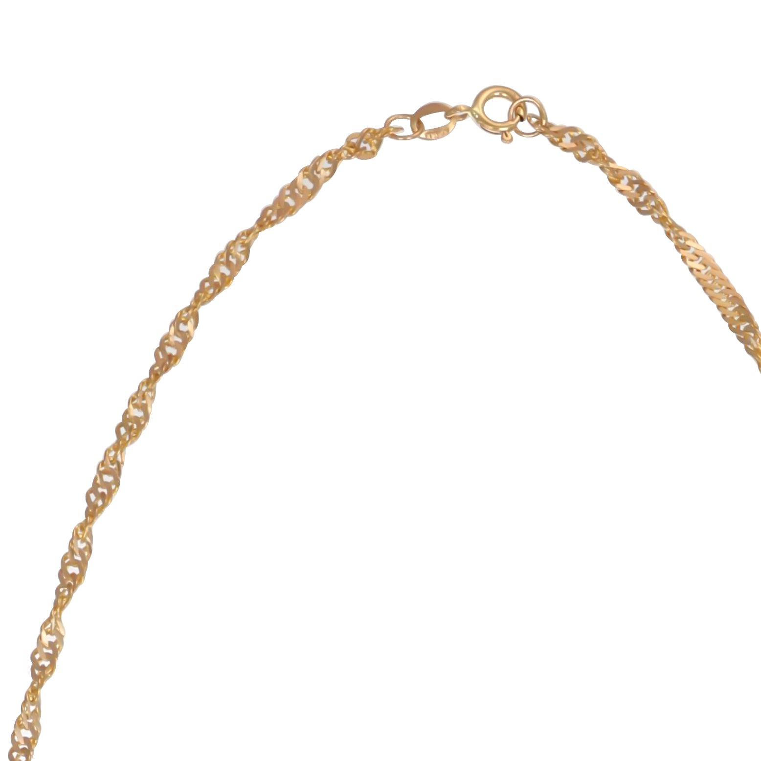 Collana con ciondolo - 21 kt Oro giallo