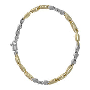 Bracciale - 18 carati Oro giallo, Oro bianco