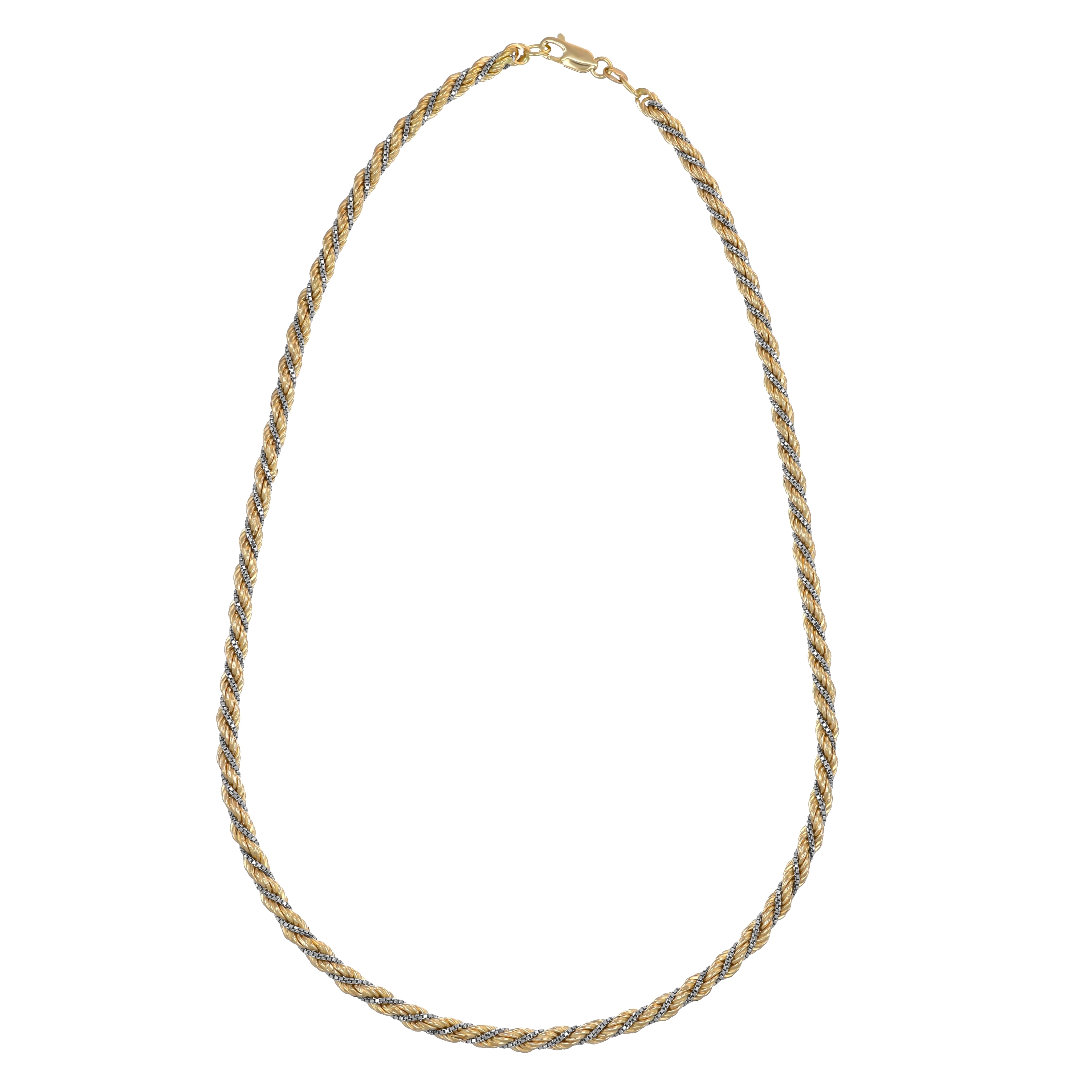 Collana - 18 carati Oro giallo, Oro bianco