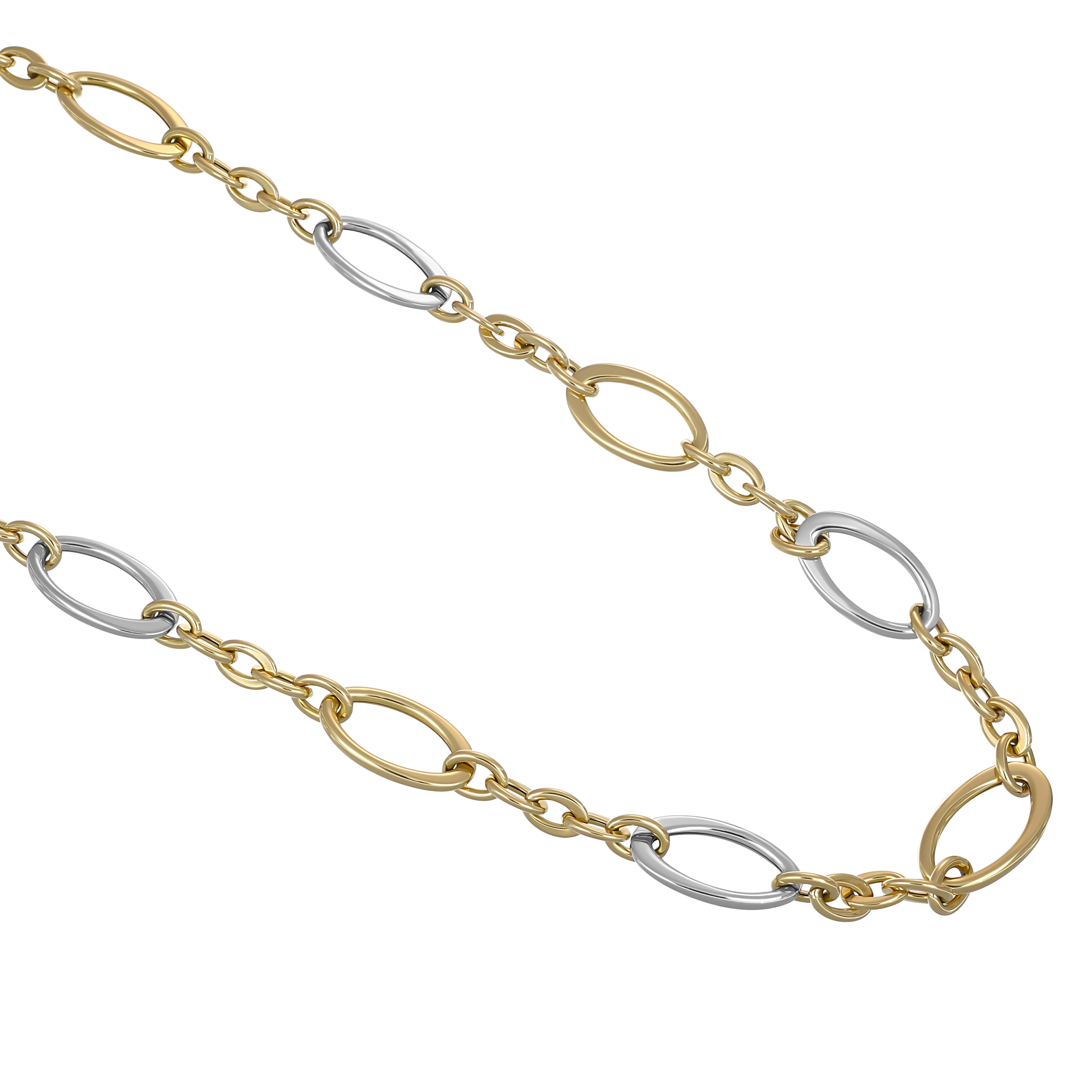 Collana - 18 carati Oro giallo, Oro bianco