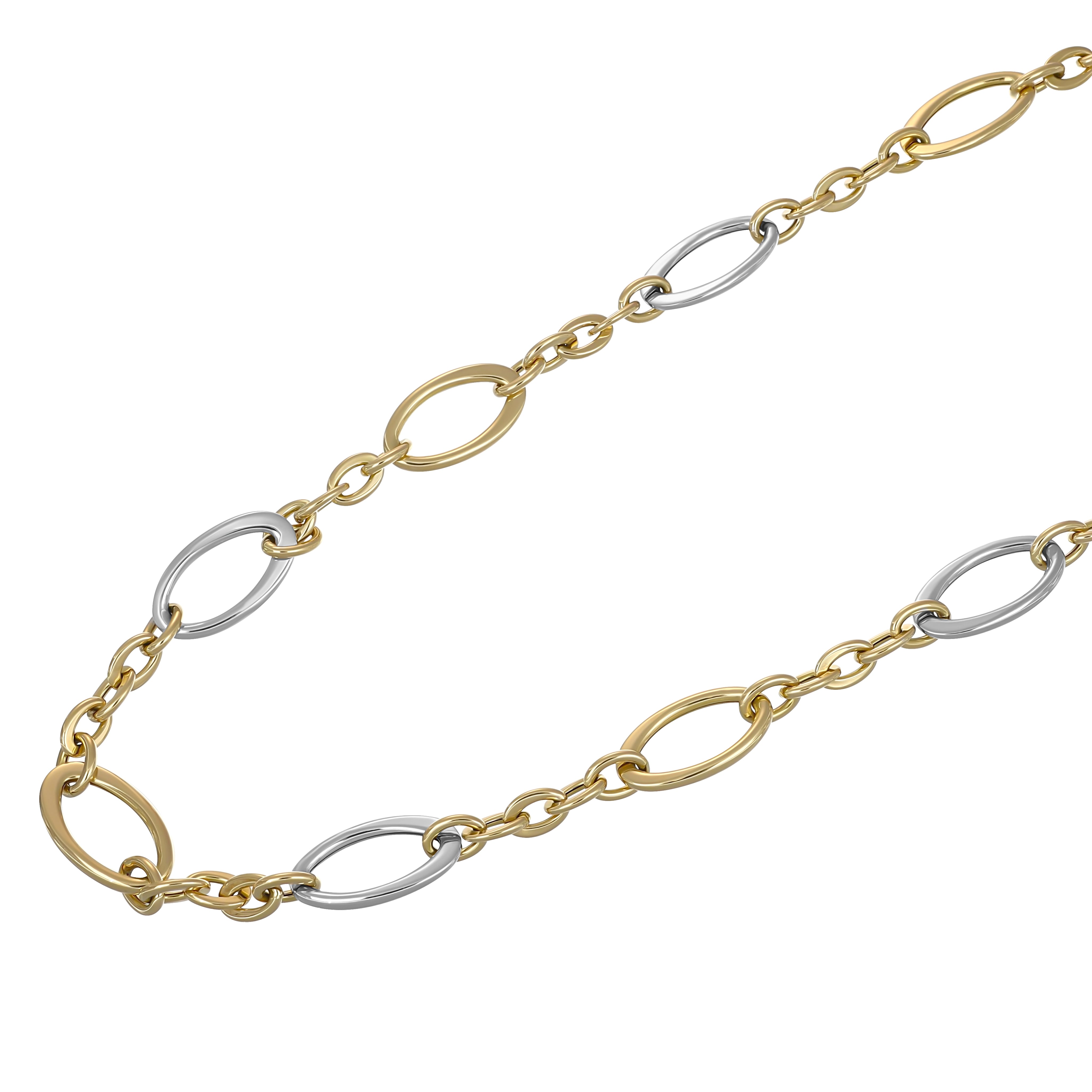 Collana - 18 carati Oro giallo, Oro bianco