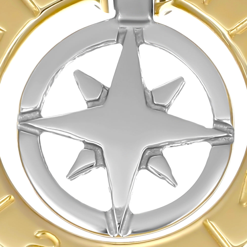 Ciondolo - 18 carati Oro giallo, Oro bianco