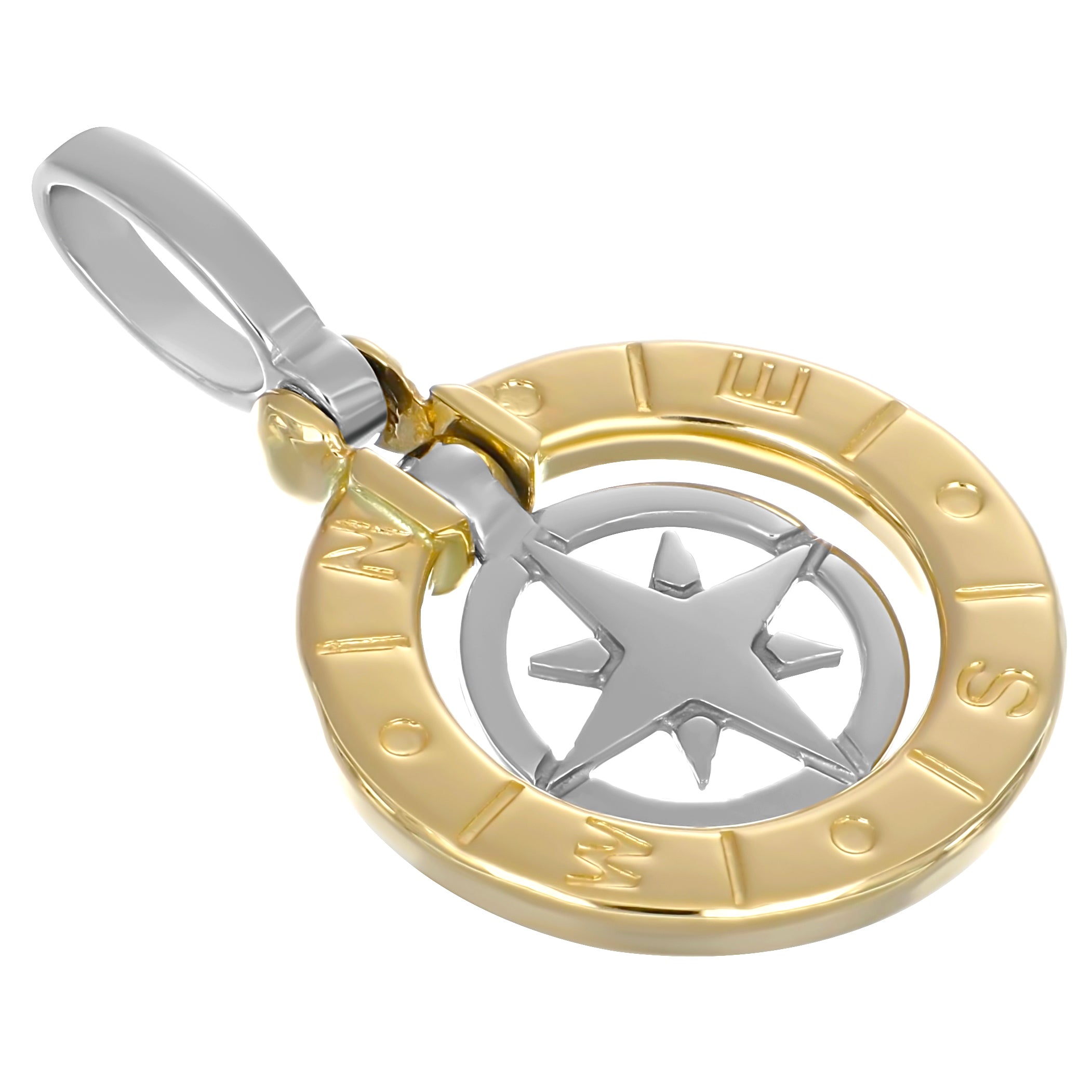 Ciondolo - 18 carati Oro giallo, Oro bianco