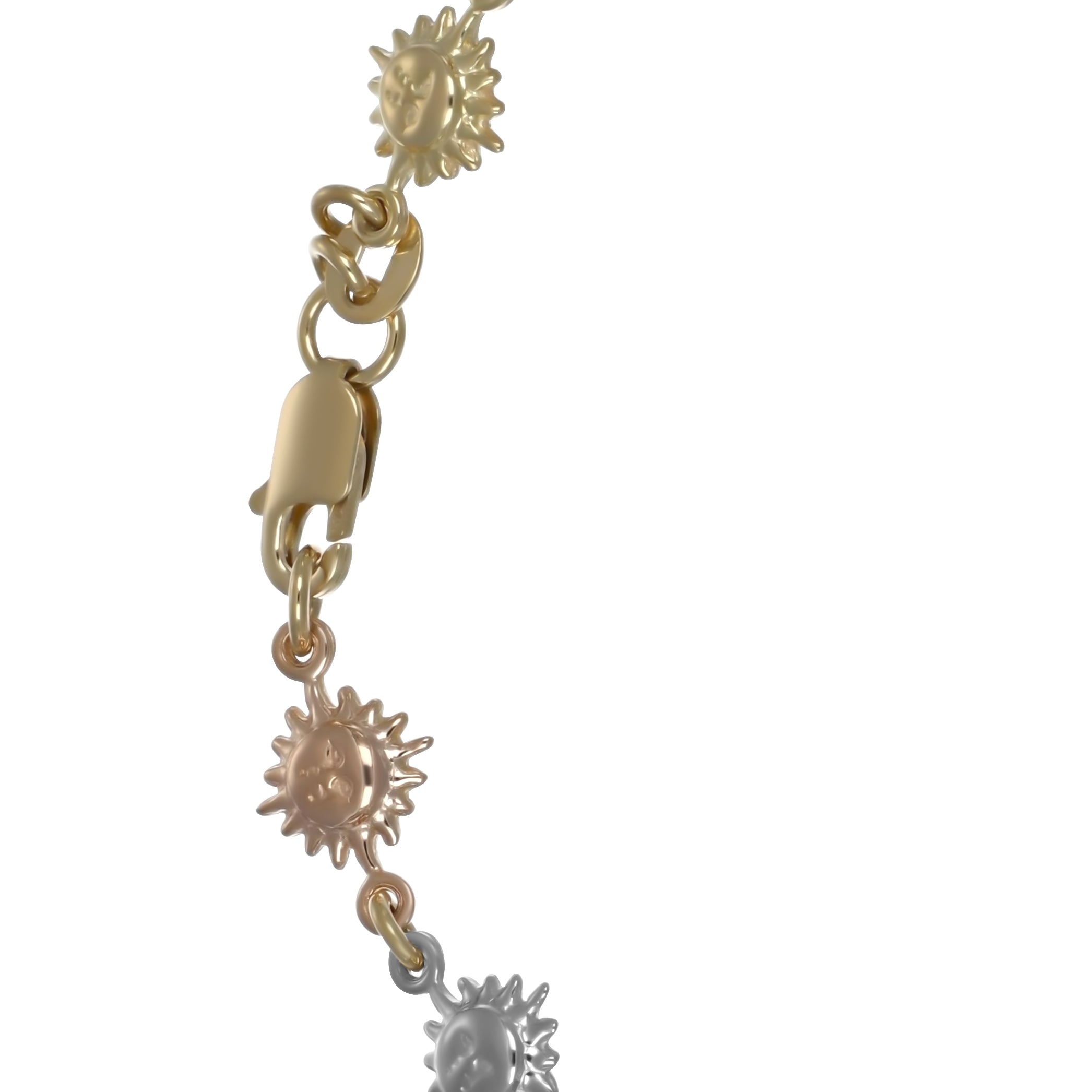 Bracciale - 18 carati Oro giallo, Oro bianco, Oro rosa