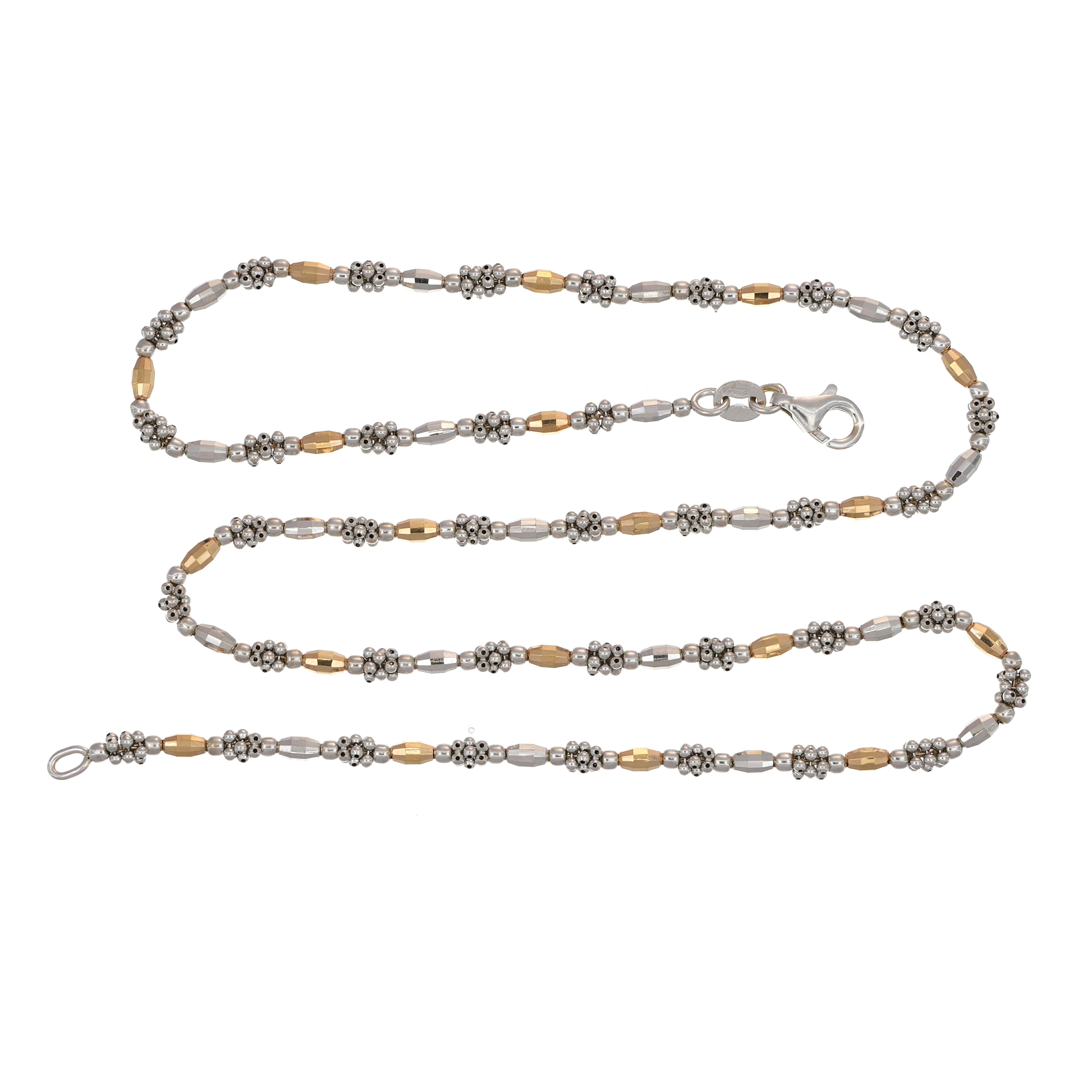 Collana - 18 carati Oro bianco, Oro rosa
