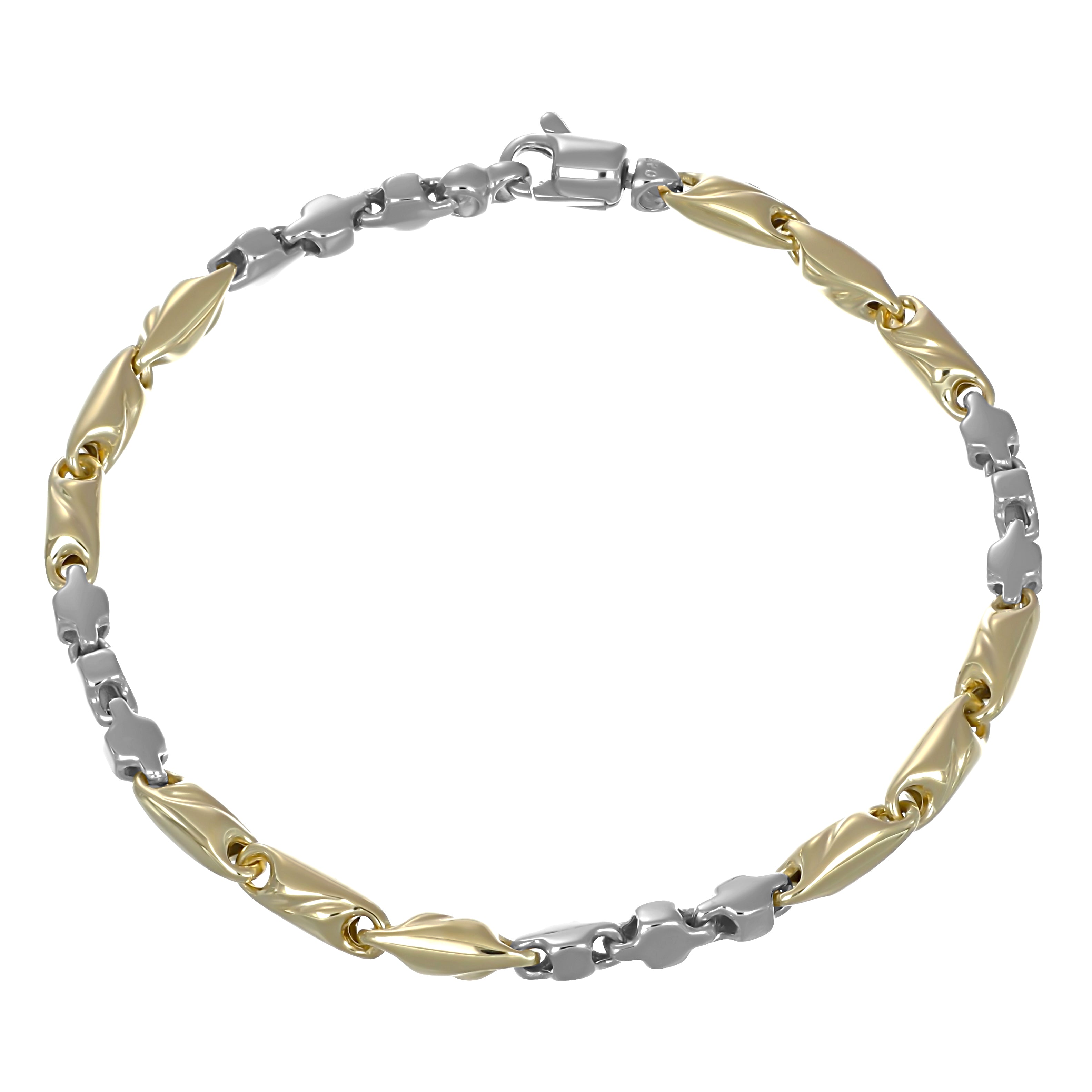 Bracciale - 18 carati Oro giallo, Oro bianco