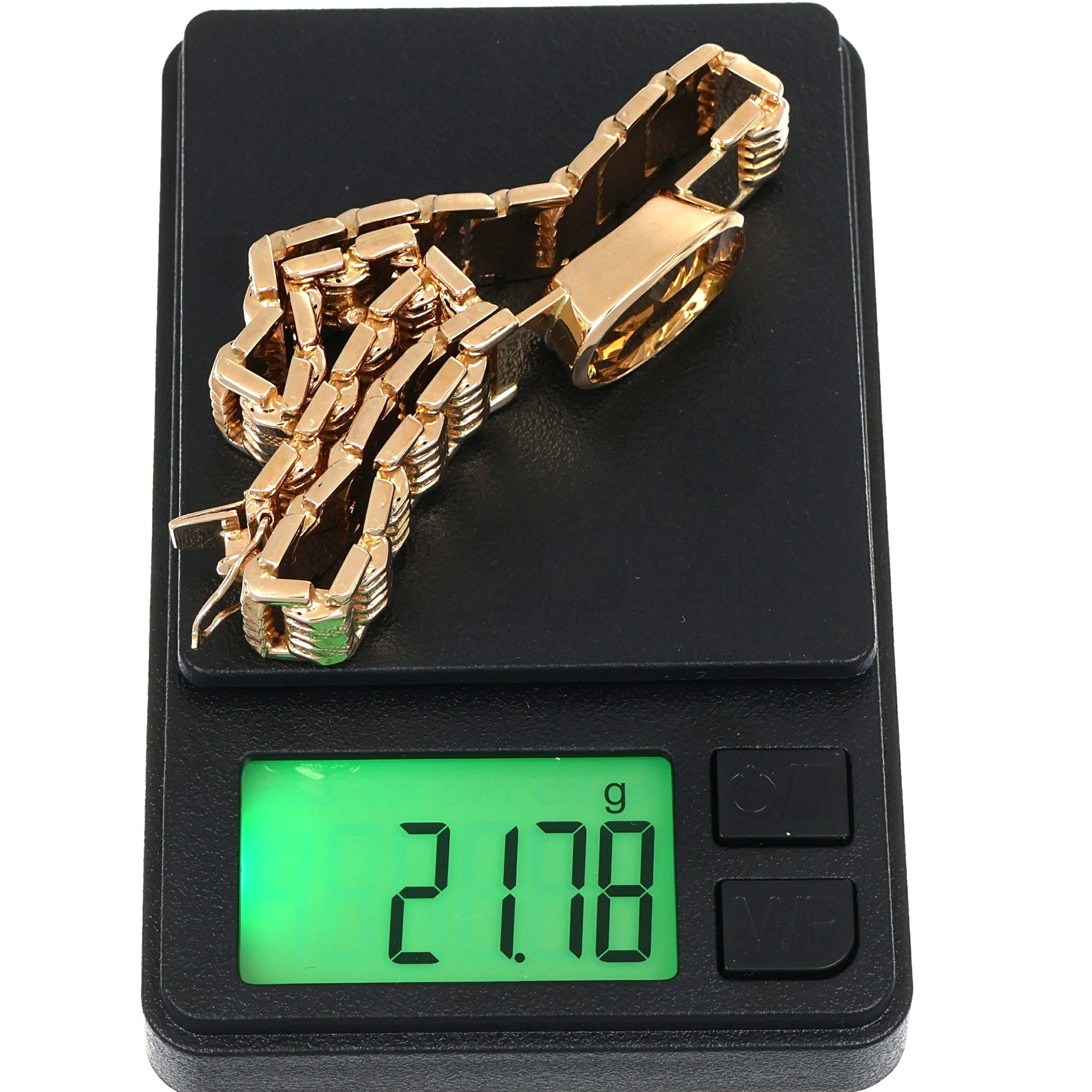 Bracciale - 18 carati Oro giallo - 10.00ct. tw. Quarzo - Made in Italy - Handmade