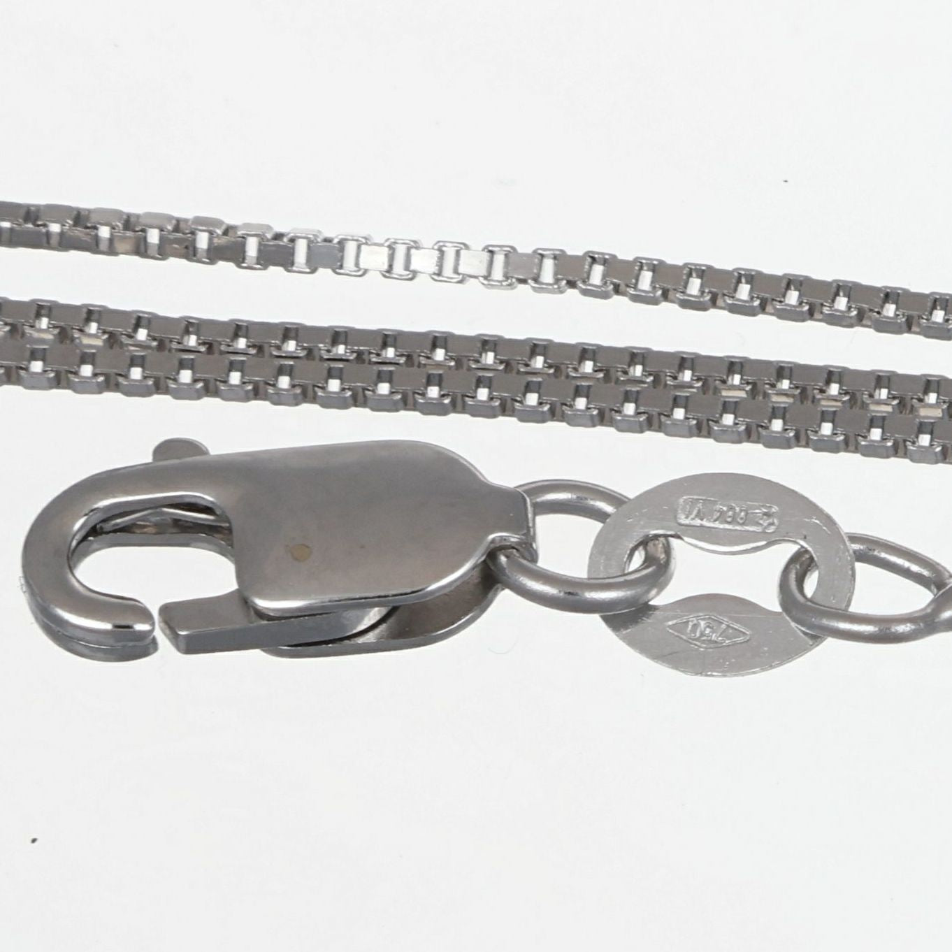 Collana con ciondolo - 18 carati Oro bianco - 1.32ct. tw. Acquamarina - Diamante - Made in Italy - Handmade