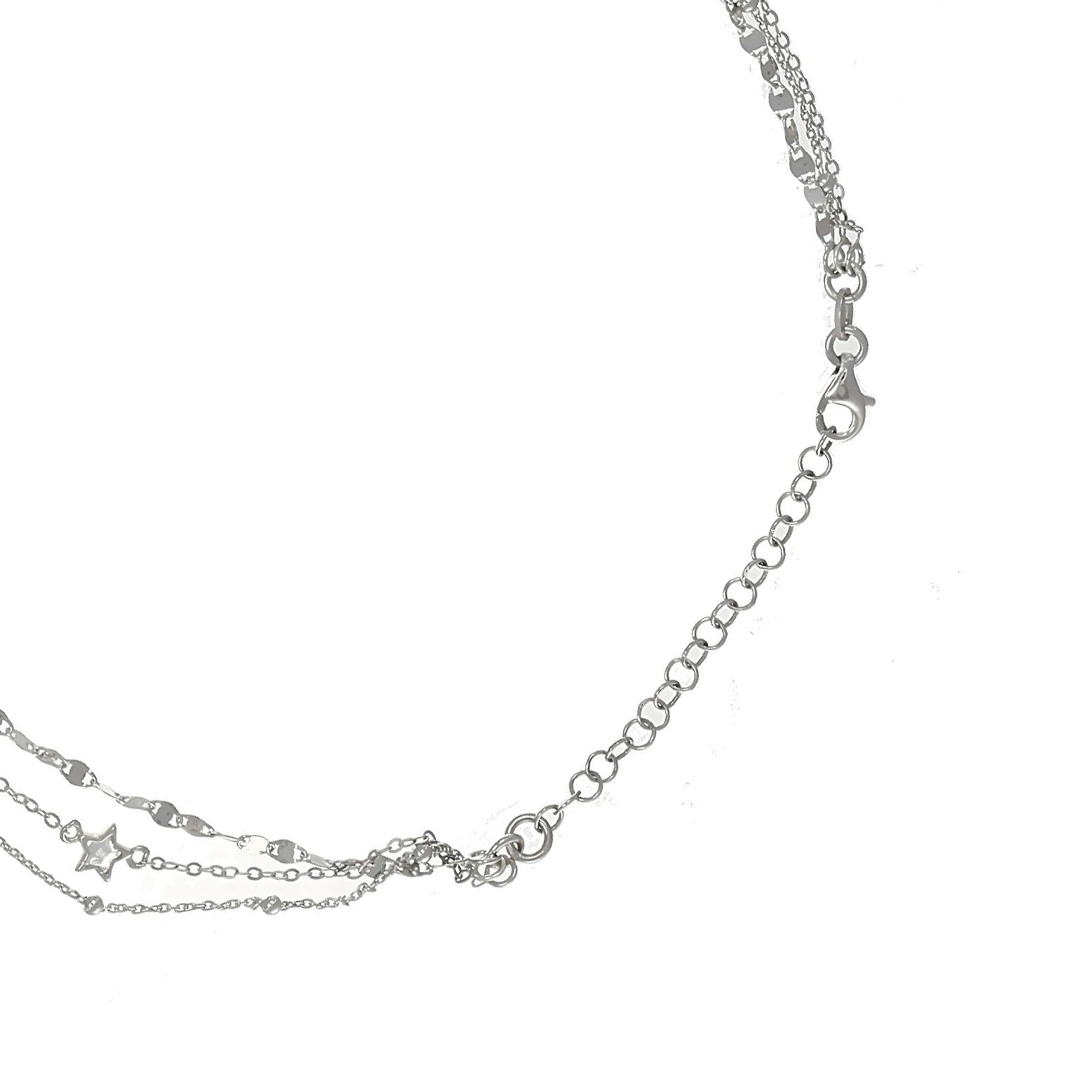 Collana in Argento 925 Rodio