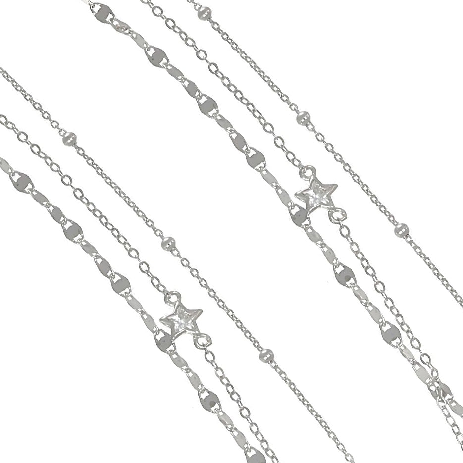 Collana in Argento 925 Rodio